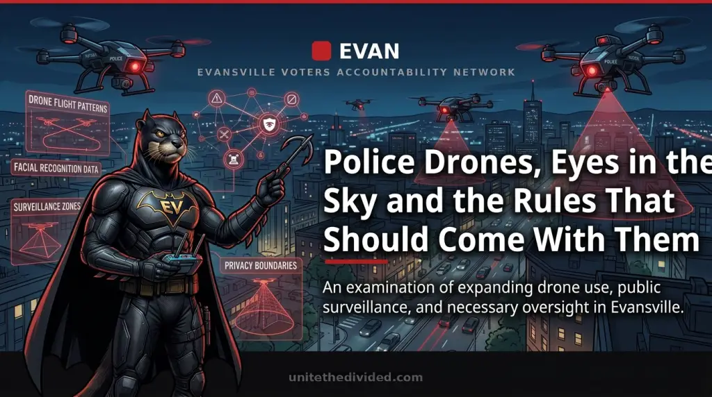 EVAN WATCHING POLICE DRONES