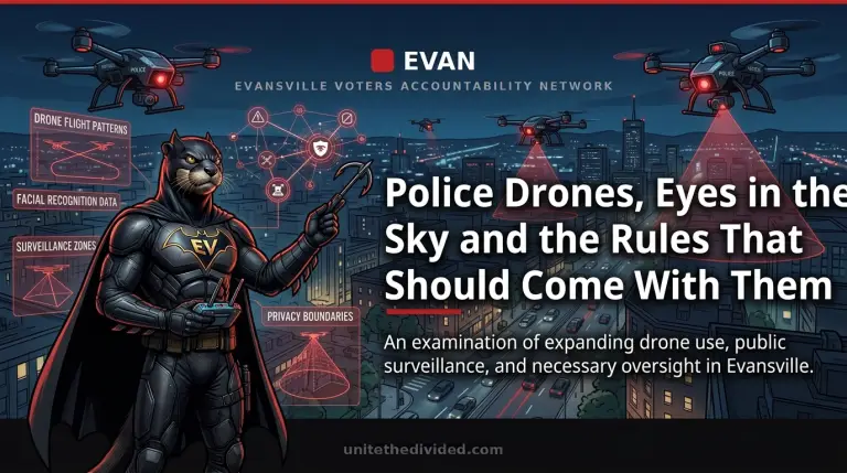 EVAN WATCHING POLICE DRONES
