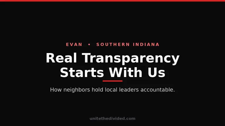 Real Transparency Starts With Us